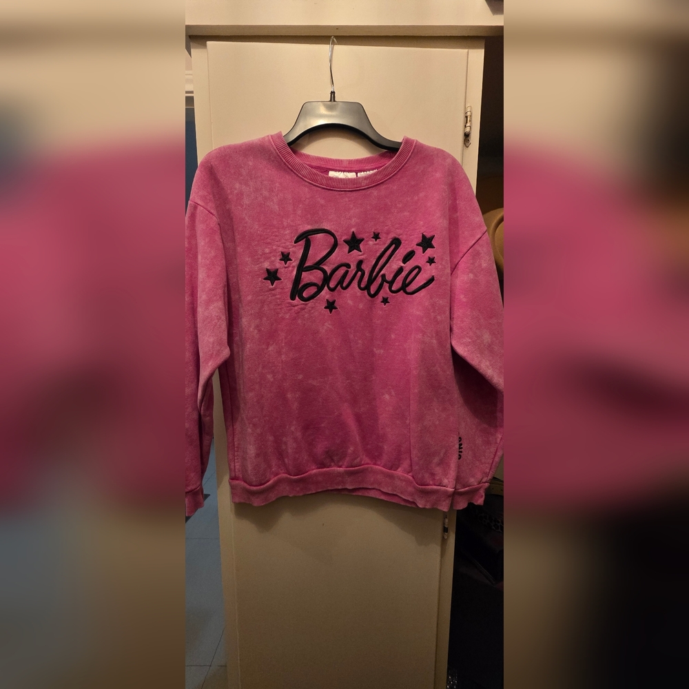 Barbie Fuchsia Women's Crew Neck Sweater